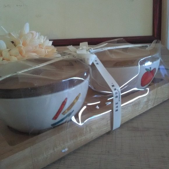 NWT RAE DUNN Set of 2 Pinch Bowls - Picture 6 of 8